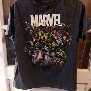Marvel Kids Superhero T-Shirt - Dark Gray